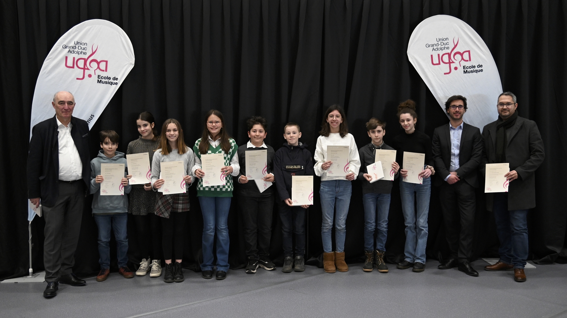 Remise des diplômes de l'UGDA en date du 26 février 2023.