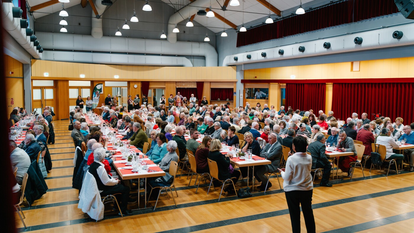 Fête de Noël pour les habitants de Strassen de plus de 60 ans