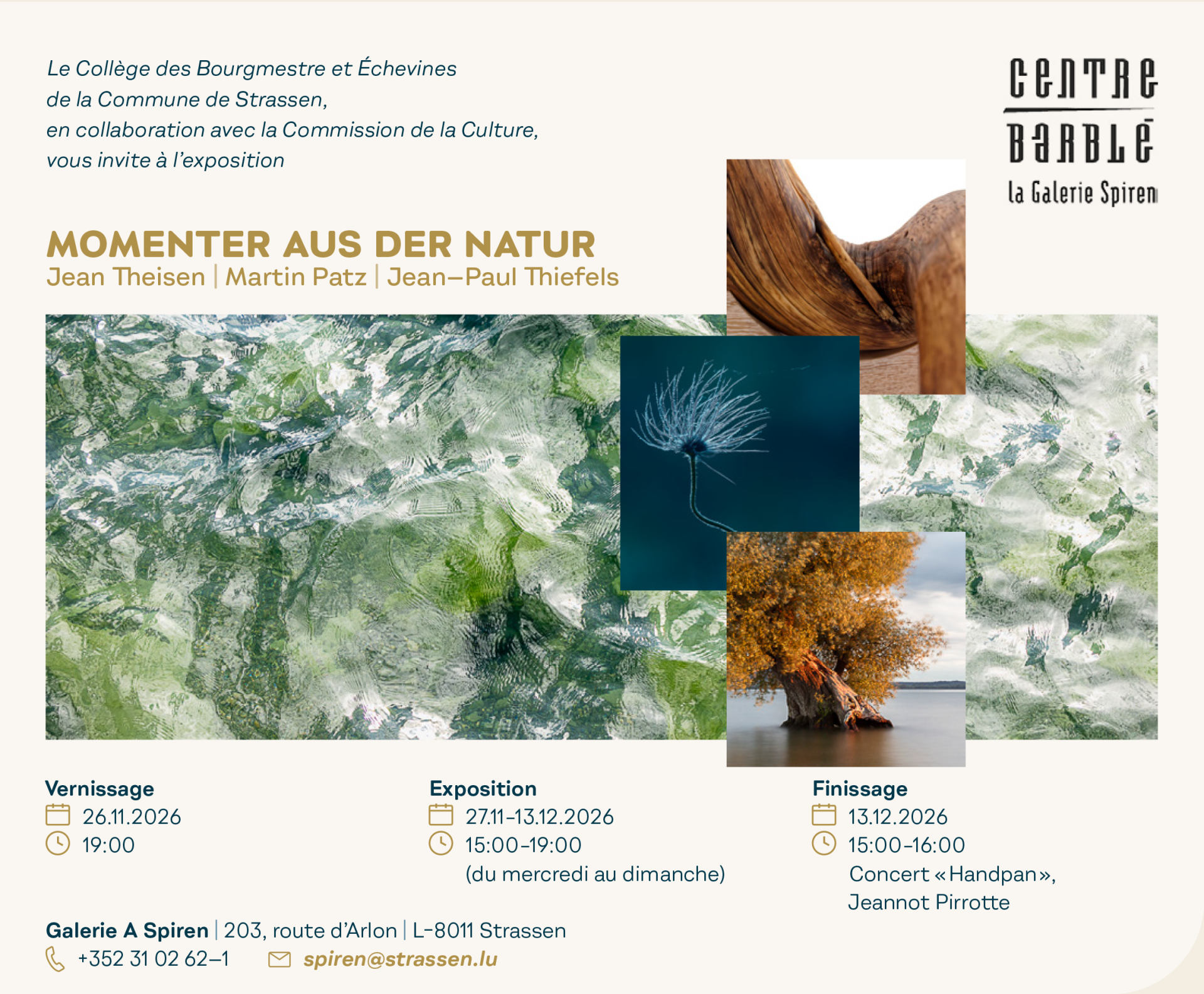Vernissage : MOMENTER AUS DER NATUR