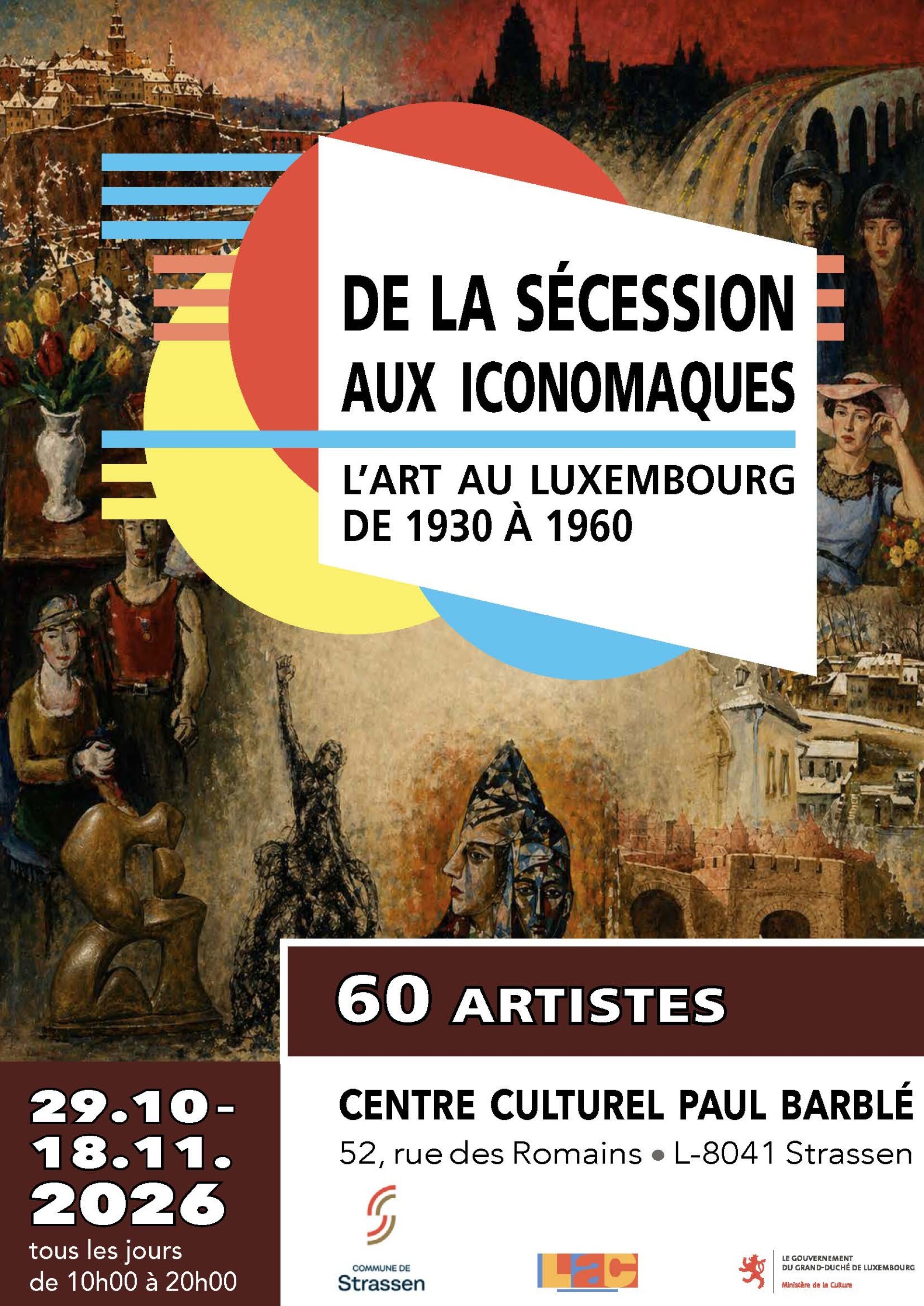 Exposition l'art au Luxembourg de 1930 - 1960