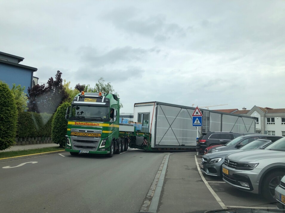 Construction de la nouvelle école dans la rue du Cimetière